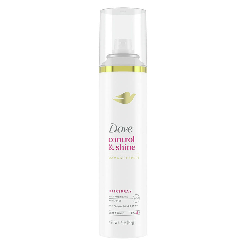 Dove Control And Shine Damage Expert Hairspray, Extra Hold - 7 Oz